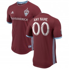 Men's Colorado Rapids adidas Burgundy 2018 Primary Authentic Custom Jersey