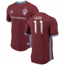 Men's Colorado Rapids Shkelzen Gashi adidas Burgundy 2018 Primary Authentic Player Jersey