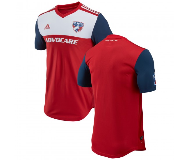 Men's FC Dallas adidas Red 2018 Primary Authentic Jersey