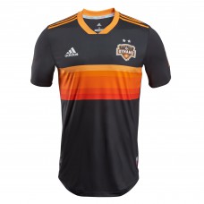 Men's Houston Dynamo adidas Black 2018 Secondary Authentic Custom Jersey