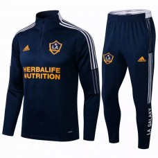 LA Galaxy Training Football Presentation Tracksuit Navy 2021 2022
