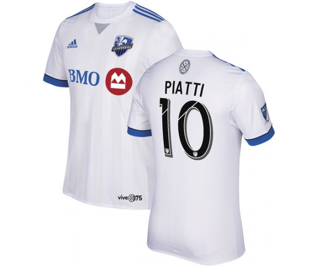 Ignacio Piatti Montreal Impact adidas 2018 Secondary Authentic Jersey - White