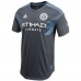 Men's New York City FC adidas Gray 2018 Secondary Authentic Custom Jersey