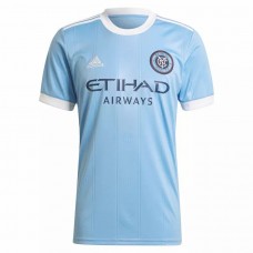 Men's New York City FC Adidas Light Blue Bronx Blue Home Shirt 2021