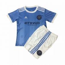 New York City FC Home Football Kit Kids 2021 2022
