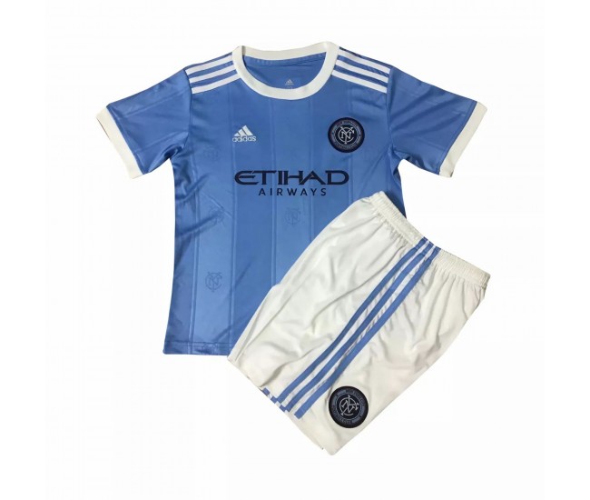 New York City FC Home Football Kit Kids 2021 2022