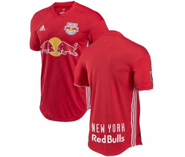Men's New York Red Bulls adidas Red 2018 Secondary Authentic Jersey
