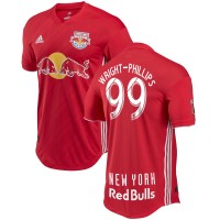 Men's New York Red Bulls Bradley Wright-Phillips adidas Red 2018 Secondary Authentic Player Jersey