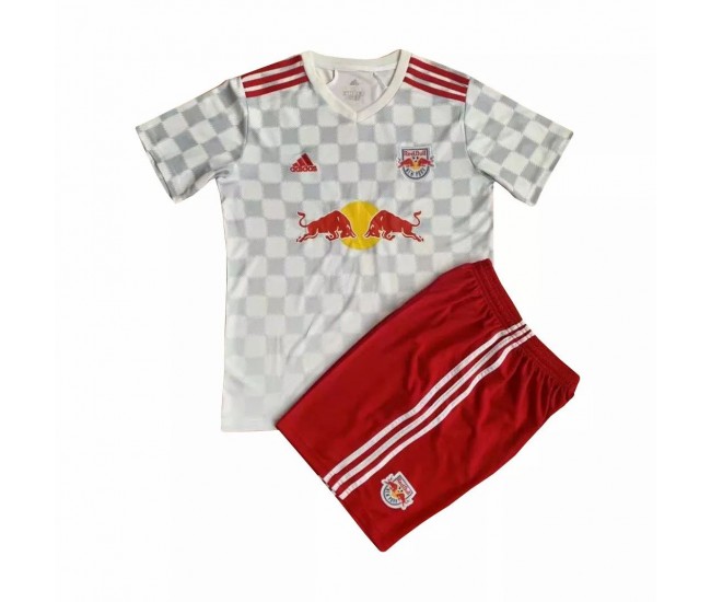 Red Bull New York Home Football Kit Kids 2021 2022