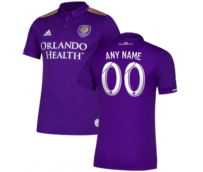 Men's Orlando City SC adidas Purple 2018 Primary Authentic Custom Jersey