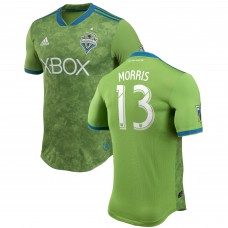 Men's Seattle Sounders FC Jordan Morris adidas Green 2018 Primary Authentic Player Jersey