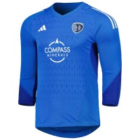 2023-24 Sporting Kansas City Men's Long Sleeve Blue Goalkeeper Jersey