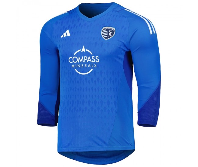 2023-24 Sporting Kansas City Men's Long Sleeve Blue Goalkeeper Jersey