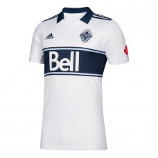Men's Vancouver Whitecaps FC adidas White 2019 Hoop Custom Jersey