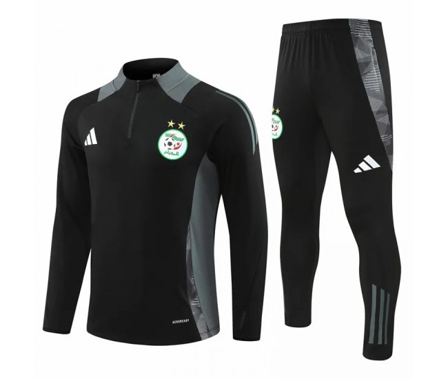 24-25 Algeria Mens Black Training Technical Tracksuit