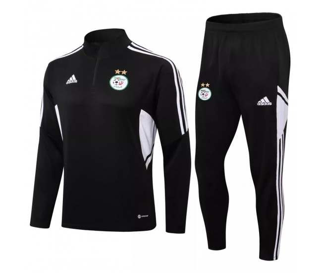 2021-22 Algeria Black Training Teamgeist Soccer Tracksuit