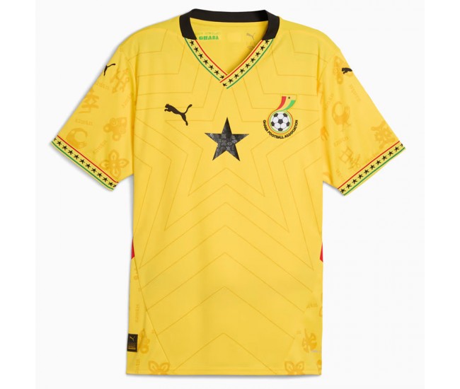 2025 Ghana Mens Away Soccer Jersey 