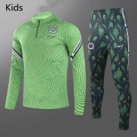 Nigeria Training Technical Football Tracksuit Green Kids 2021