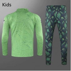 Nigeria Training Technical Football Tracksuit Green Kids 2021