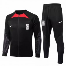 2022-23 South Korea Black Training Presentation Soccer Tracksuit