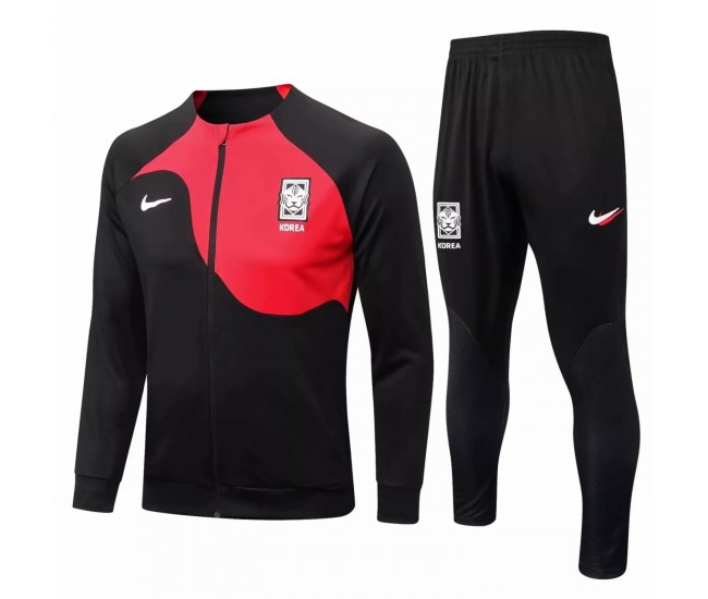 2022-23 South Korea National Team Black Training Presentation Soccer Tracksuit 2022-23 South Korea National Team Black Training Presentation Soccer Tracksuit