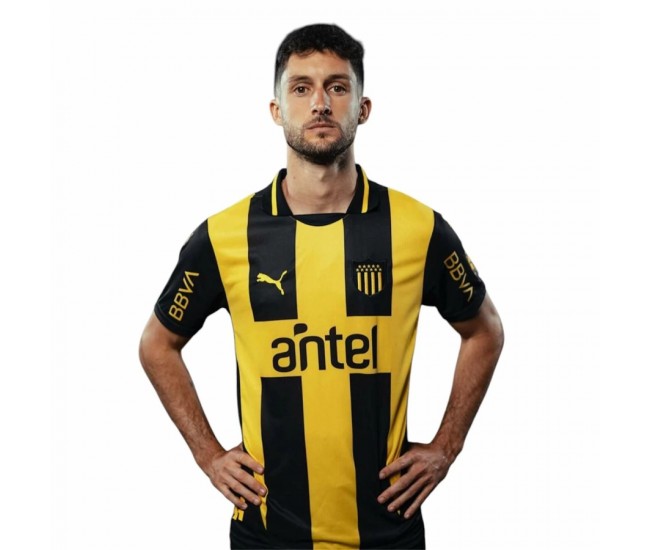 25-26 Club Atletico Penarol Mens Home Soccer Jersey 