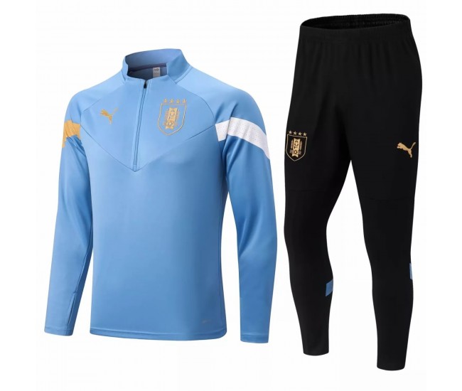 2022-23 Uruguay Blue Training Technical Soccer Tracksuit