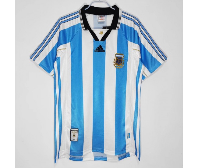1998-1999 Argentina Home Retro Jersey 
