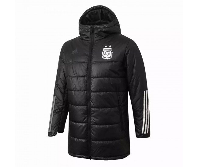 Argentina National Black Winter Football Jacket 2021