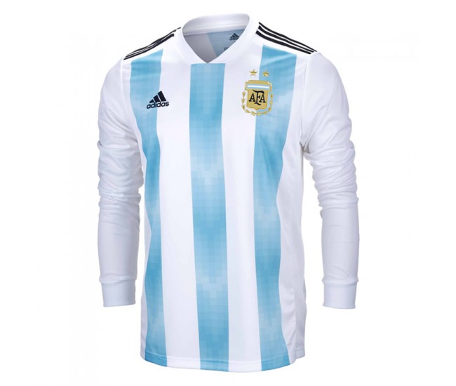 Argentina 2018 Home Long Sleeve Jersey