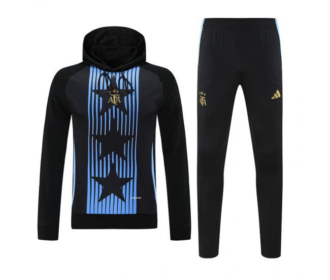 25-26 Argentina Men's Training Hooded Sweat Soccer Tracksuit