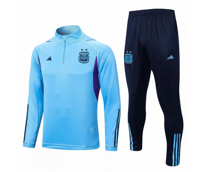 2022-23 Argentina Blue Training Technical Soccer Tracksuit