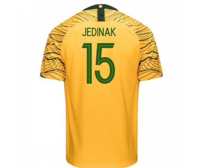 Australia National Team Nike 2018 Home Jersey (Jedinak 15)