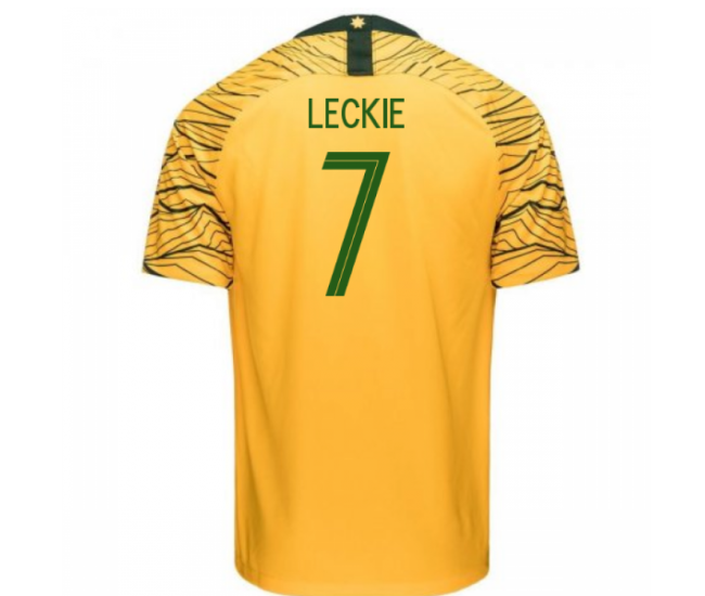 Australia National Team Nike 2018 Home Jersey (Leckie 7)