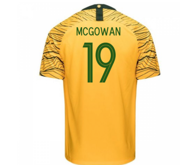 Australia National Team Nike 2018 Home Jersey (McGowan 19)