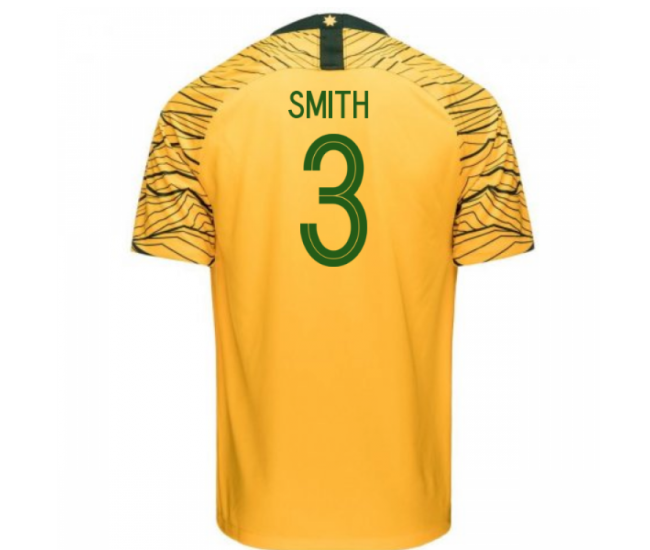 Australia National Team Nike 2018 Home Jersey (Smith 3)