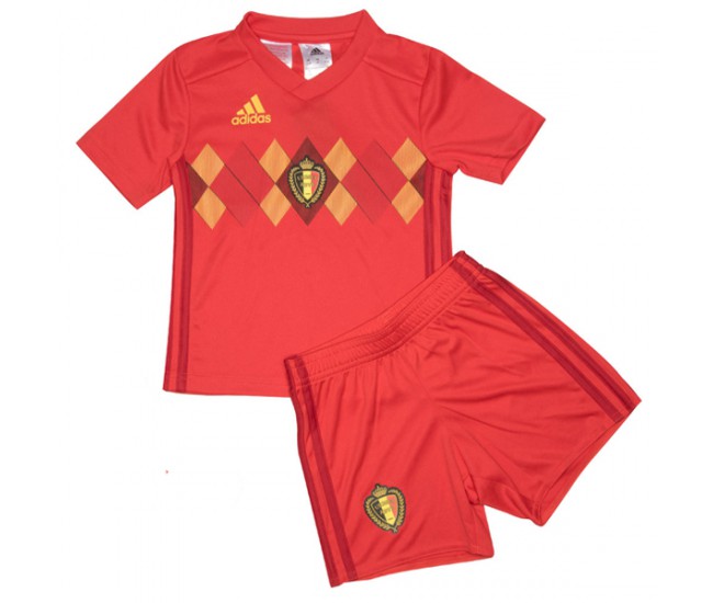 Belguim National Team Adidas 2018 Home Kit - Kids