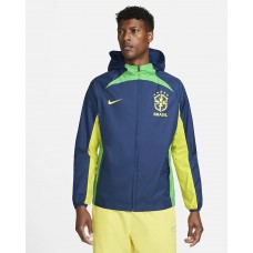 2022 Brazil Blue All Weather Soccer Jacket