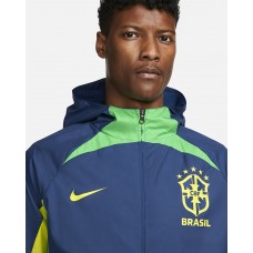 2022 Brazil Blue All Weather Soccer Jacket