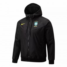 2022 Brazil Black All Weather Soccer Jacket