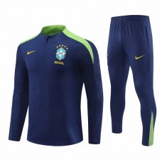 23-24 Brazil National Team Mens Navy Training Technical Tracksuit 23-24 Brazil National Team Mens Navy Training Technical Tracksuit