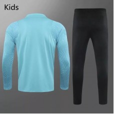 Brazil Technical Training Football Tracksuit Blue Kids 2021 2022