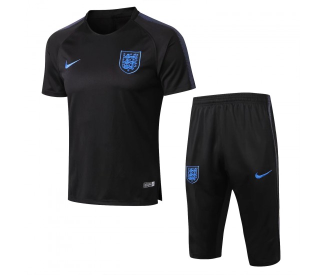 England Black Training Soccer Short Tracksuit 2018/19