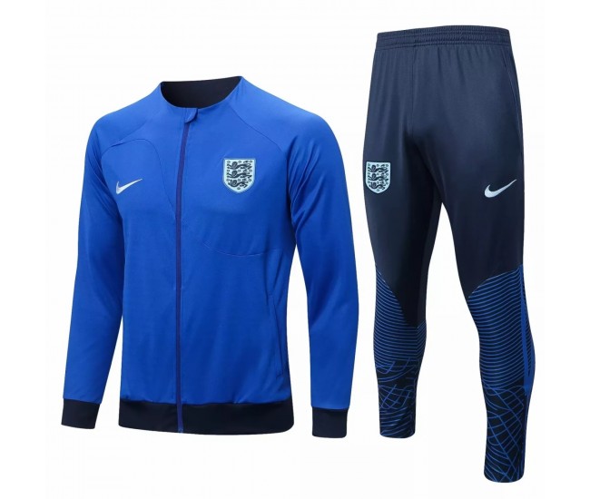 2022-23 England Blue Training Presentation Soccer Tracksuit
