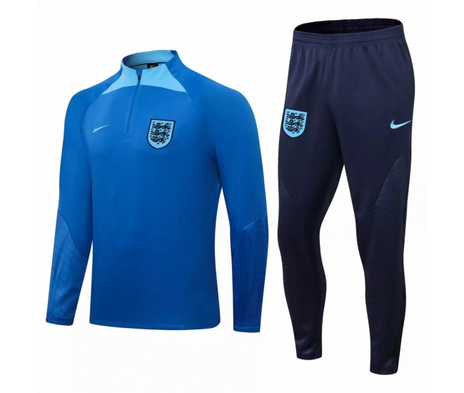 2022-23 England Blue Training Technical Soccer Tracksuit