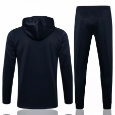 2021-22 England Navy Training Hooded Presentation Soccer Tracksuit