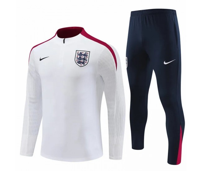 24-25 England Mens White Training Technical Tracksuit