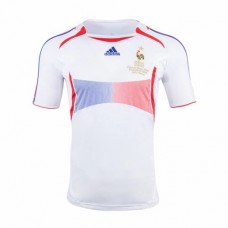 France Away White Retro Jersey 2006