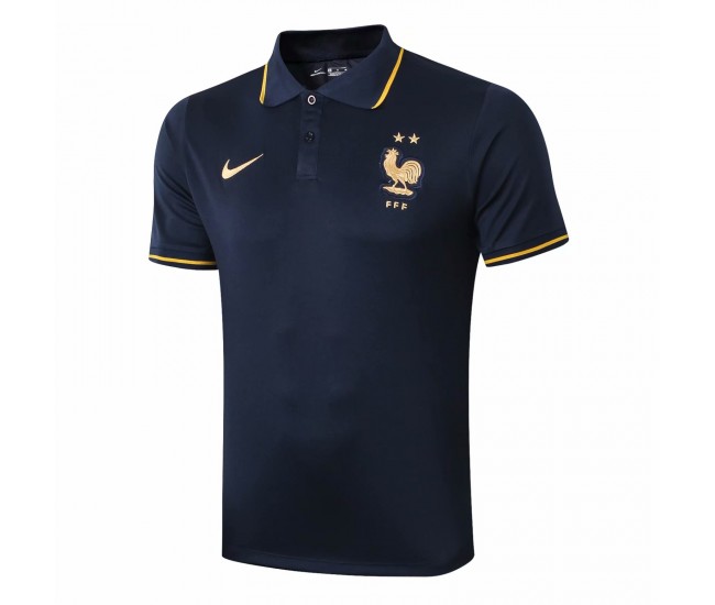 France Polo Shirt 2019 2020 Navy