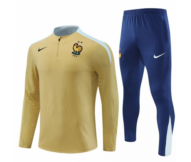 24-25 France National Team Mens Gold Training Technical Tracksuit